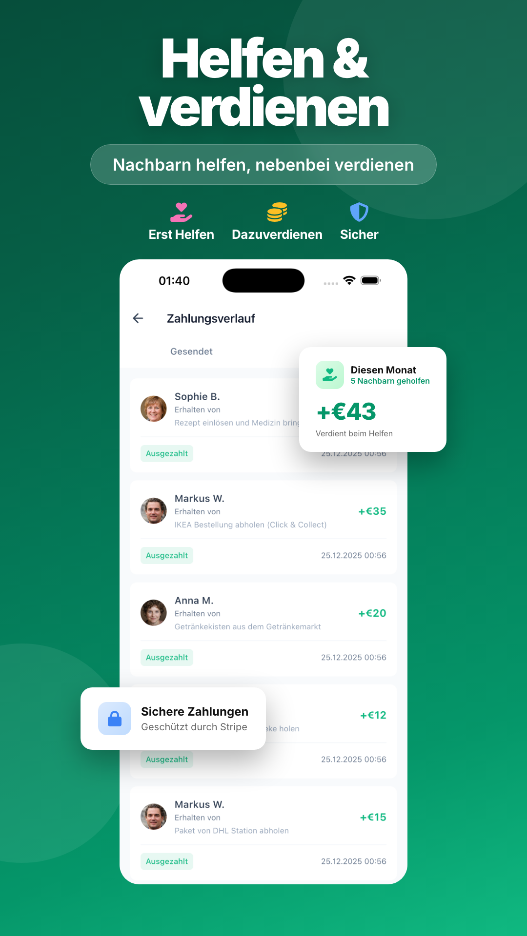 Fringe App Screenshot 2